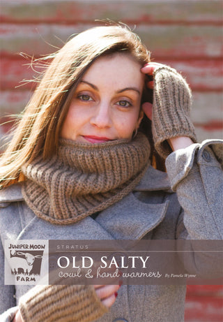 J43-03 Old Salty Cowl and Hand Warmers in Stratus