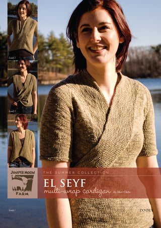 J7-07 El Seyf Multi Wrap Cardigan for Women in Zooey