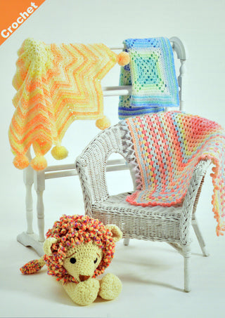 JB408 Crochet Blankets in Baby Marble