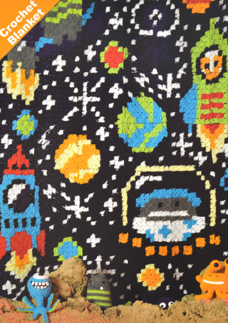 JB412 Crochet Space Blanket in DK