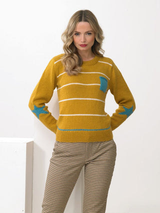 JB592 Ladies Sweaters in James C Brett DK With Merino