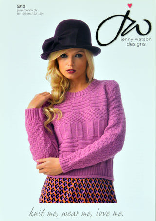 JW5012 Ladies Jumper Pure Merino DK