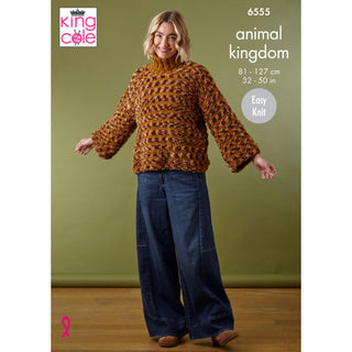 KC6555 Tank Top and Sweater knitted in Animal Kingdom