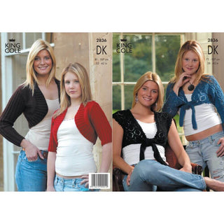 KC2836 Women's and Children Bolero in DK