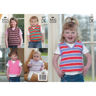 KC2871 Babies and Children Waistcoat in DK