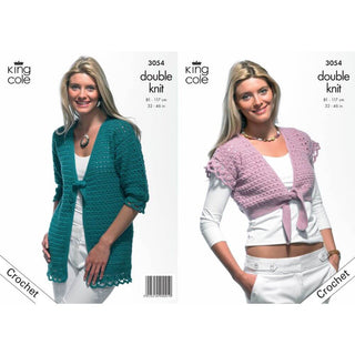 KC3054 Women Crochet Bolero in DK