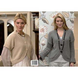KC3201 Women's Cardigan and Bolero in DK