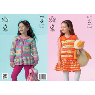 KC3718 Dress and Cardigan for Children