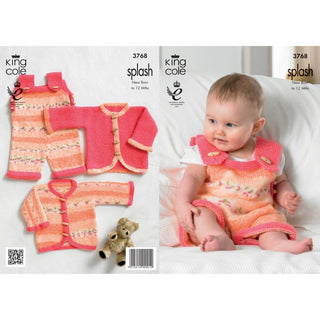 KC3768 Baby set in King Cole Splash DK