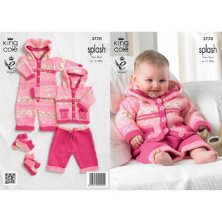 KC3770 Baby set in King Cole Splash DK