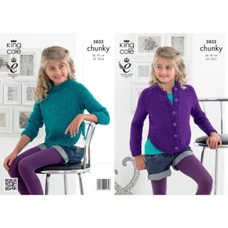 KC3833 Cardigan and Jumper for Children