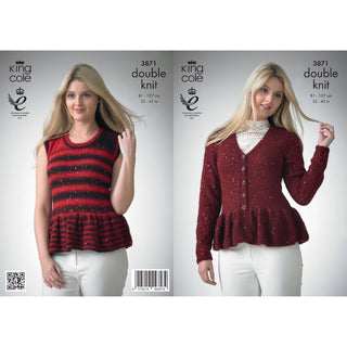 KC3871 Cardigan and Top for Women