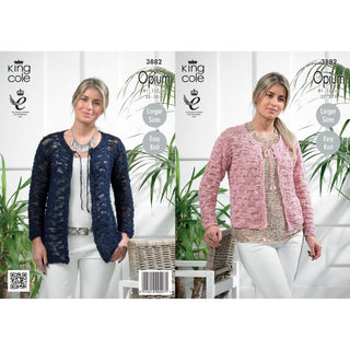 KC3882 Cardigan for Women in King Cole Opium