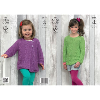 KC3916 Cardigan and Jumper for Children