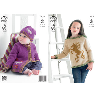 KC3918 Jumper and Cardigan for Babies and Children