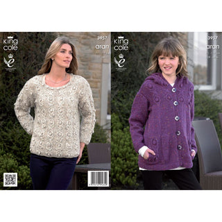KC3957 Cardigan and Jumper for Women