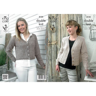 KC4125 Cardigans for Children in Authentic DK