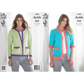 KC4165 Cardigans for Women in Smooth DK