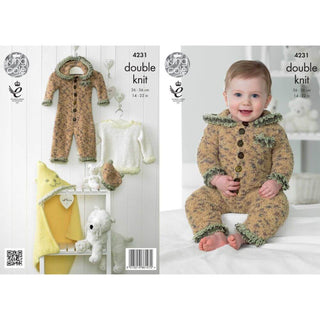 KC4231 Baby Set in King Cole Cuddles DK