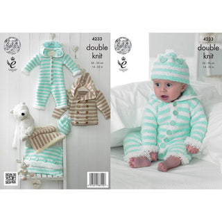 KC4233 Baby Set in King Cole Cuddles DK