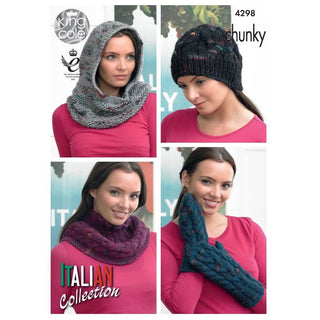 KC4298 Women Accessories Knitted with Florence Chunky