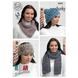 KC4303 Women Accessories Knitted with Venice Chunky