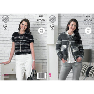 KC4330 Women Cardigan and Top Knitted with Urban