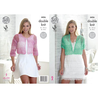 KC4456 Ladies Cardigans Knitted with Vogue DK