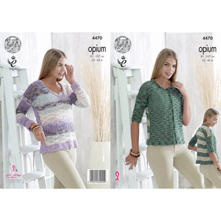 KC4470 Women Sweater and Cardigan Knitted with Opium