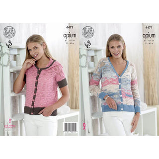 KC4471 Women Cardigan and Hoodie Knitted with Opium