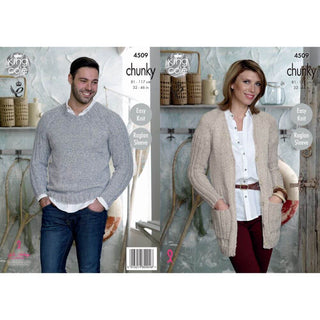 KC4509 Women Cardigan & Sweater Knitted with Authentic Chunky