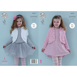 KC4539 Girl's Boleros Knitted with Yummy