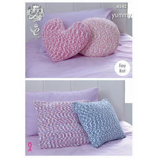 KC4542 Cushions Knitted with Yummy