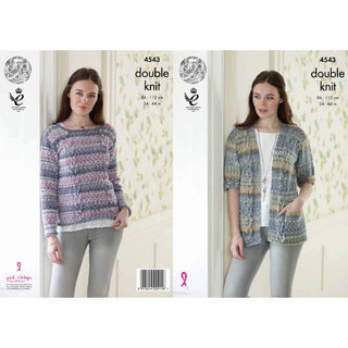 KC4543 Women Cardigan & Sweater Knitted with Drifter DK