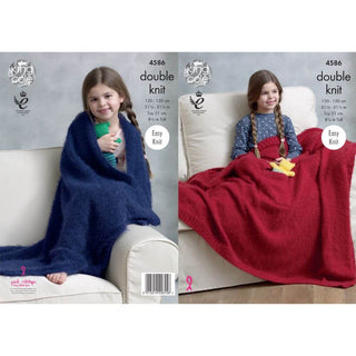 KC4586 Blanket & Teddy Knitted in Embrace DK