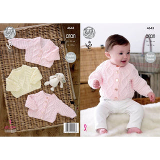KC4643 Children's Cardigans & Sweater Knitted with Comfort Aran