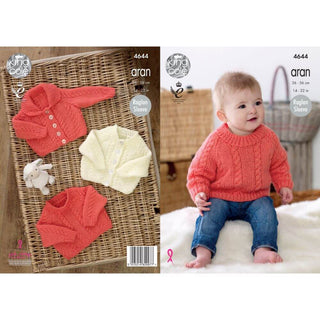 KC4644 Children's Cardigans & Sweater Knitted with Comfort Aran