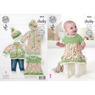 KC4654 Baby Set Knitted with Comfort Multi Chunky