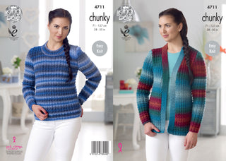 KC4711 Women Sweater & Cardigan Knitted in Riot Chunky