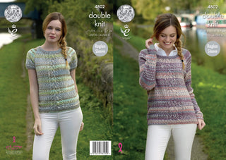 KC4802 Sweaters for Women in King Cole Drifter DK