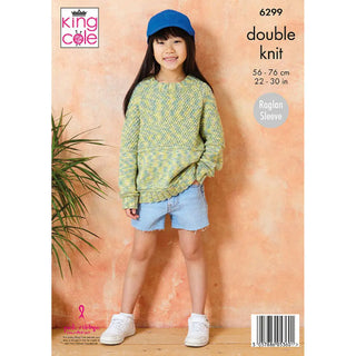 KC6299 Cardigan and Sweater knitted in Cottonsoft Crystal DK