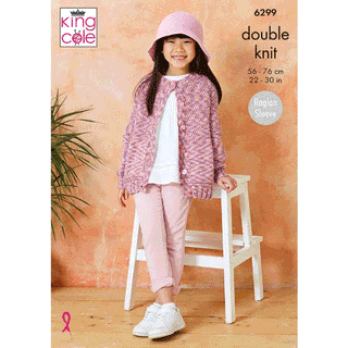 KC6299 Cardigan and Sweater knitted in Cottonsoft Crystal DK