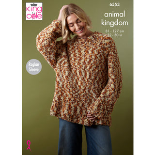 KC6553 Sweater and Cardigan knitted in Animal Kingdom