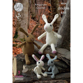KC9034 The Rabbit Family Knitted with Merino Blend DK