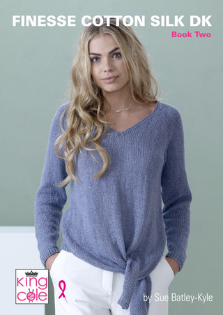 King Cole Finesse Cotton Silk DK Book 2