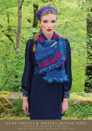 LH13-04 Scarf in Amitola and Amitola Grande