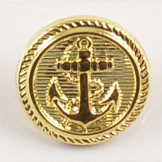 Golden Anchor Shank Button Plastic 15mm
