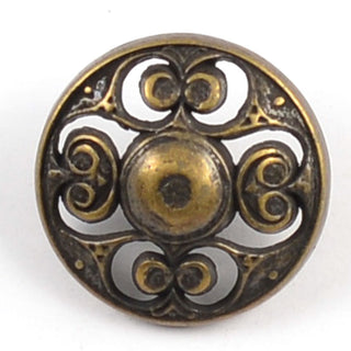 Metal Open Filigree Style Shank Buttons