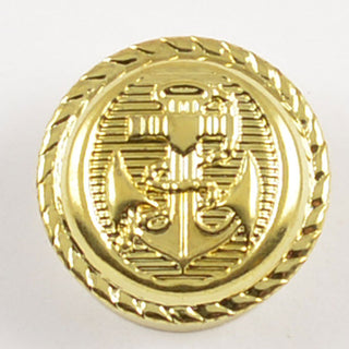 Golden Anchor Shank Metal Buttons