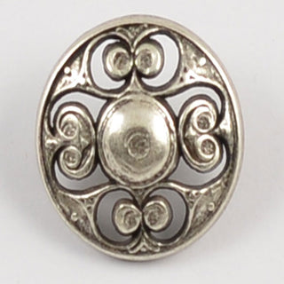 Metal Open Filigree Style Shank Buttons